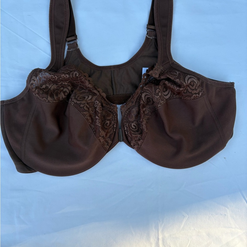 Glamorise Dark Brown Lace Bra